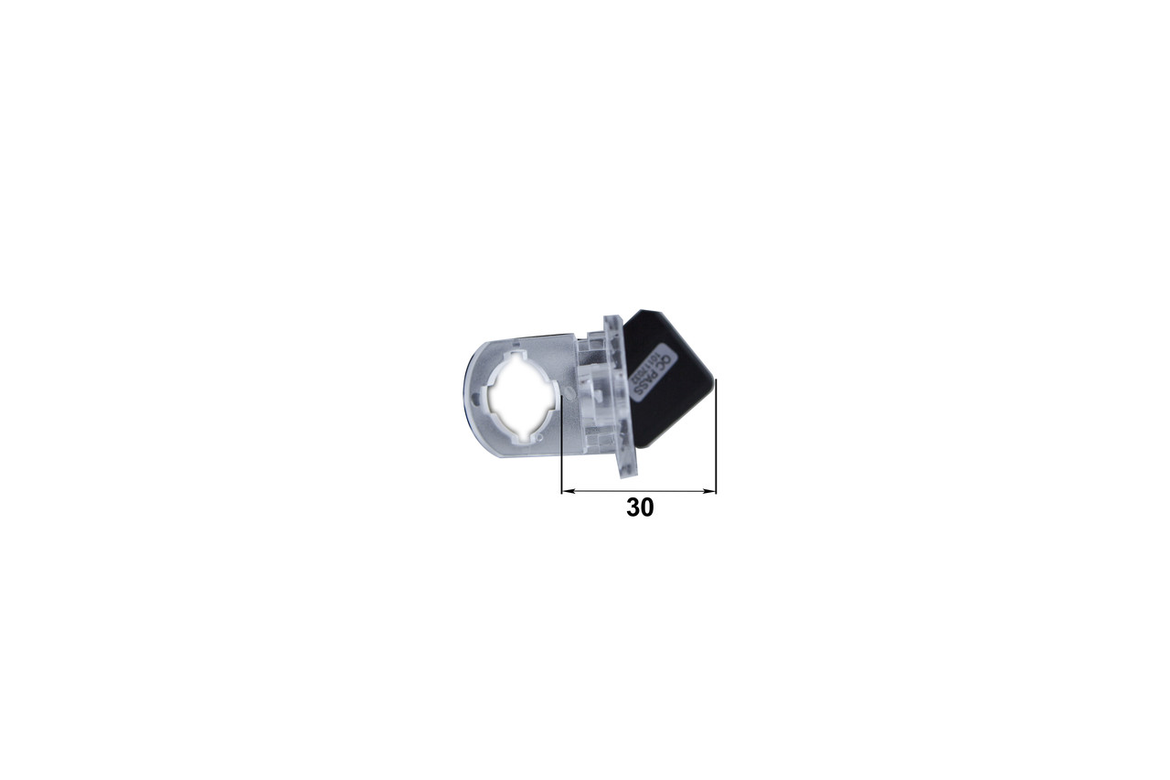 Пластик в подсветку номера для камеры заднего вида Daewoo Lanos Nubira Vida Falcon SC05/ CA751 - фото 3 - id-p1375315525