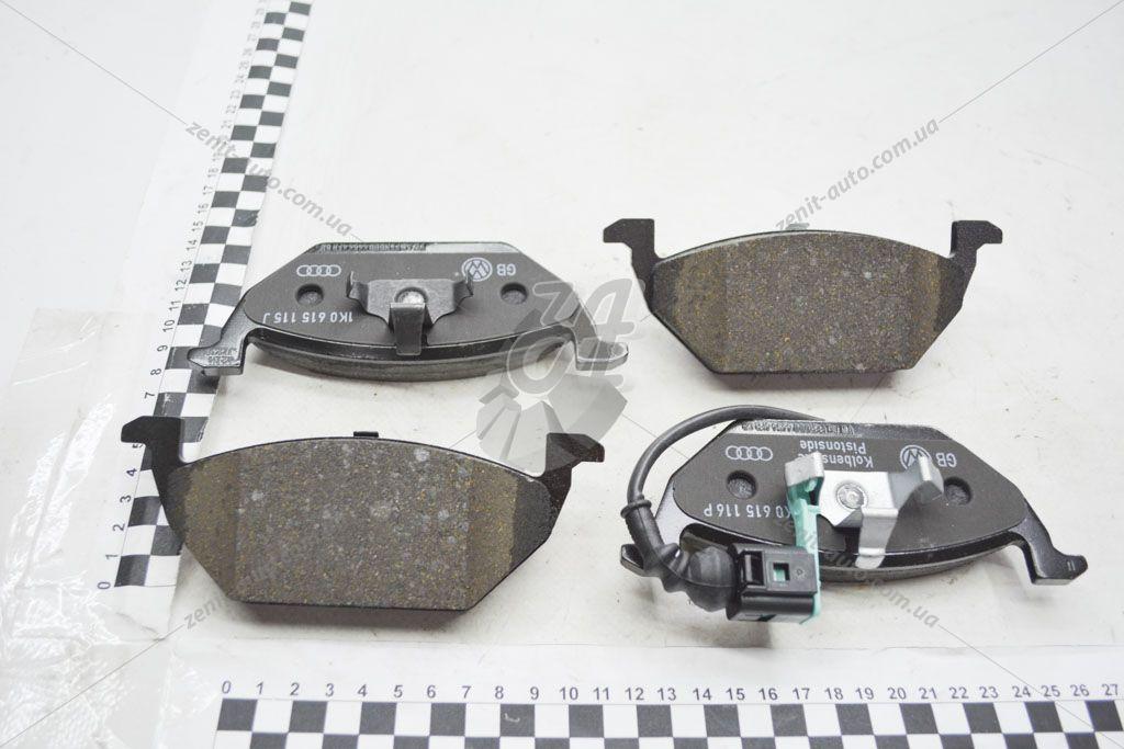 Колодки гальмівні к-кт VW Caddy (04-15), Golf (04-14) / Audi A3 / Seat Altea, Leon / Skoda Octavia (04-13),, фото 1