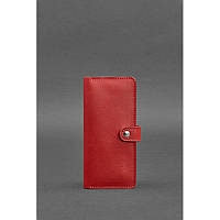 Красивое женское портмоне люкс класса Кожаное женское портмоне красное Женский кошелек из натуральной кожи