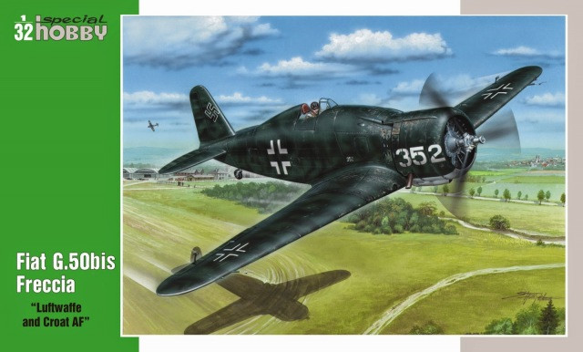 Пластикова модель 1/32 Special hobby 32058 італійський винищувач Fiat G.50bis "Luftwaffe and Croatian AF"