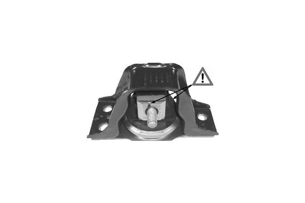 Опора двигуна права Renault Clio, Modus 1.5D / 2.0 (04-) (05142) Metalcaucho