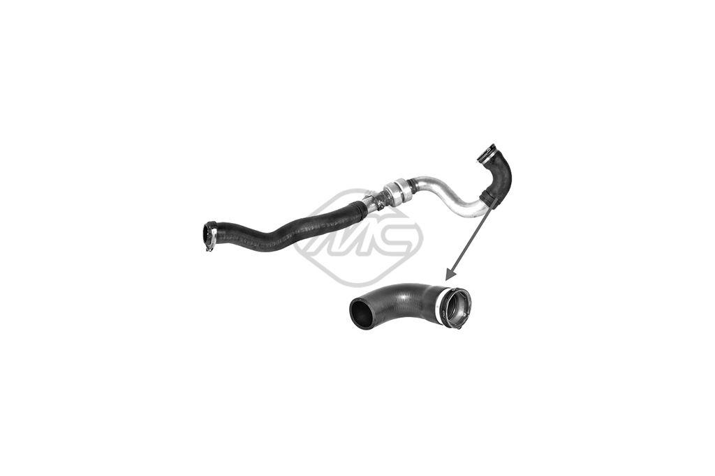 Патрубок інтеркулера Dacia Duster 1,5 dci (09964) Metalcaucho