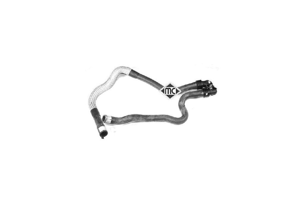 Патрубок радіатора Citroen Xantia 1.8-2.0 16V (93-03) (08662) Metalcaucho