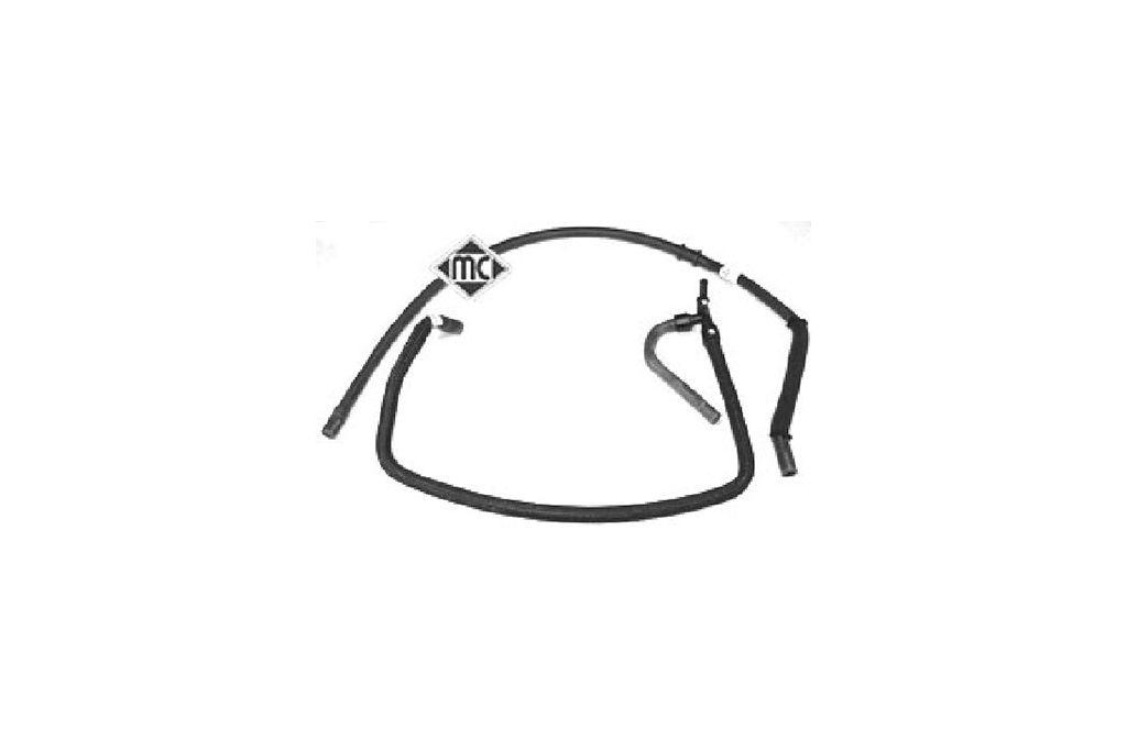Патрубок радіатора Citroen Xantia 1.9D (94-) (08648) Metalcaucho