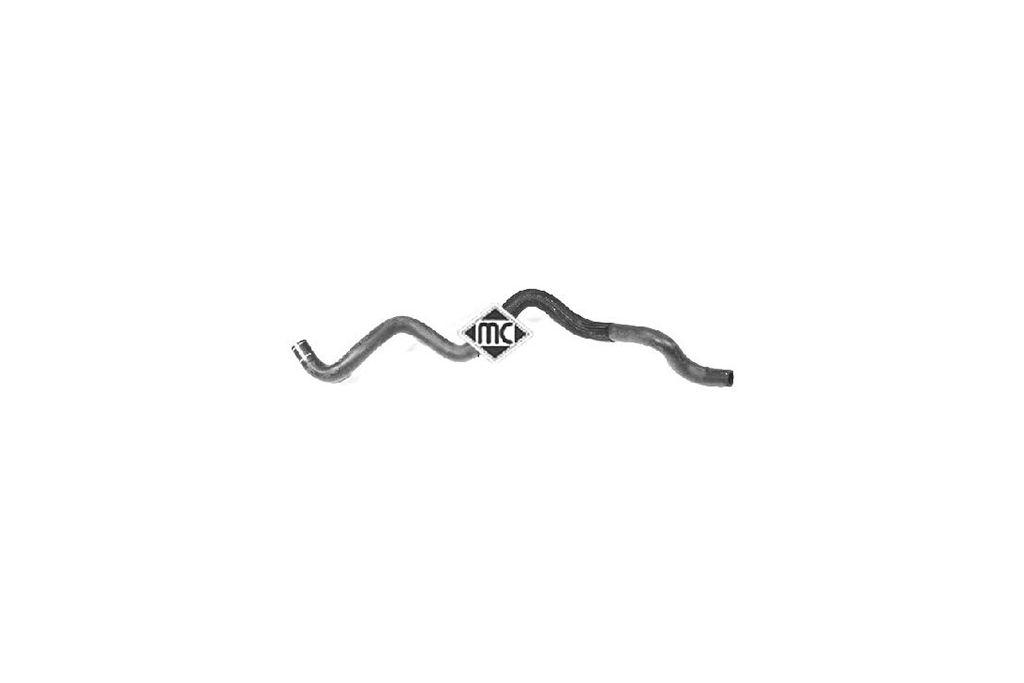 Патрубок радіатора Citroen Xsara 2.0HDI (99-11) (08635) Metalcaucho