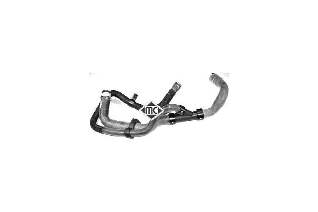 Патрубок радіатора Citroen Xsara I 1.9D - 2.0HDI (99-05) (08664) Metalcaucho