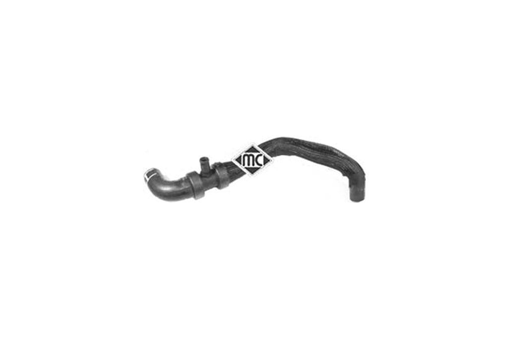 Патрубок радіатора Peugeot 206 (01-) (09185) Metalcaucho