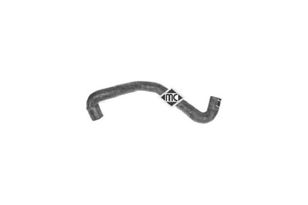Патрубок радіатора Peugeot 307 2.0D (00-07) (08896) Metalcaucho