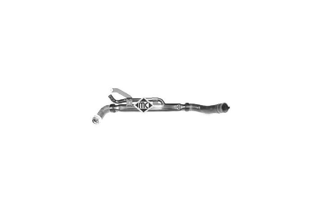 Патрубок радіатора Peugeot 406 2.1TD (96-04) (08574) Metalcaucho