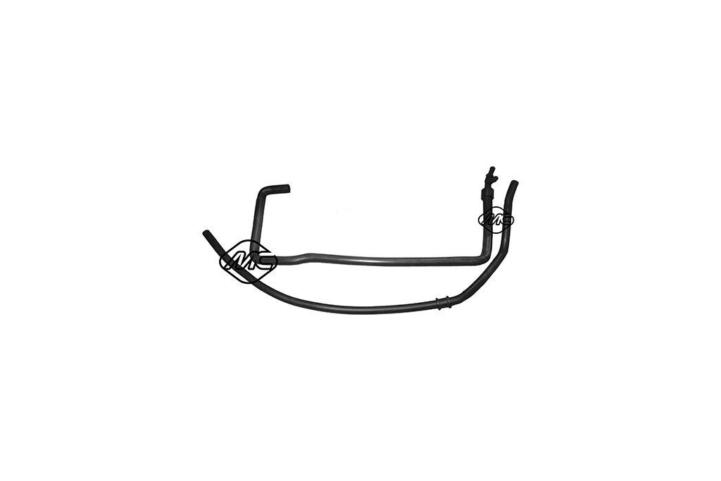 Патрубок радіатора Peugeot 406 1.9TD (96-) (08577) Metalcaucho