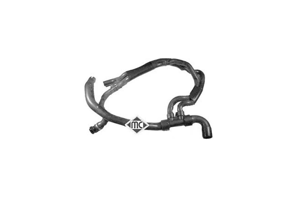 Патрубок радіатора Renault Kangoo 1.2 (04-) (09165) Metalcaucho