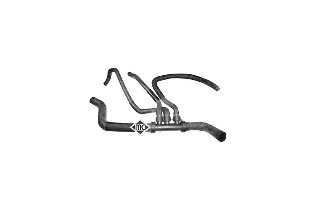Патрубок радіатора Renault Laguna II 1.9D (01-07) (09342) Metalcaucho