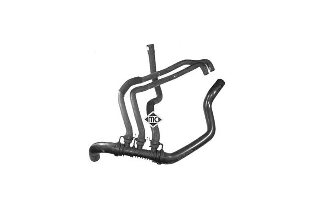 Патрубок радіатора Renault Megane, Scenic 1.9 (03-) (09170) Metalcaucho