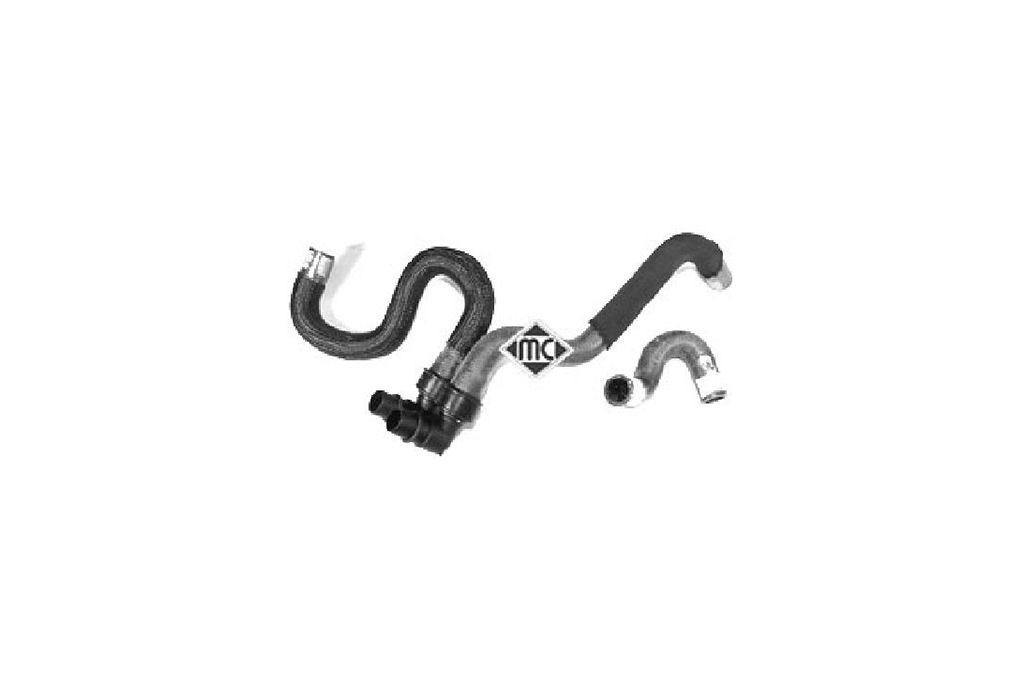 Патрубок системи опалення Citroen Berlingo, Xsara / Peugeot Partner 1.9D (02-) (08555) Metalcaucho