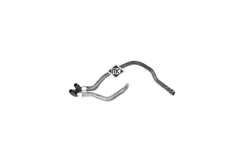 Патрубок системи опалення Peugeot 306 1.9D (98-) (08613) Metalcaucho