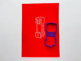 3D форми-вирубки для пряників "Майнкрафт Кріпер"