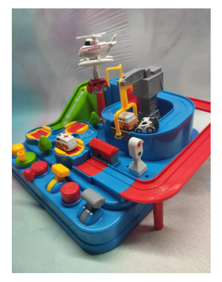 ОПТ Розвиваюча гра для дітей механічний трек Rescue city JIA YU TOY іграшка з важелями і кнопками