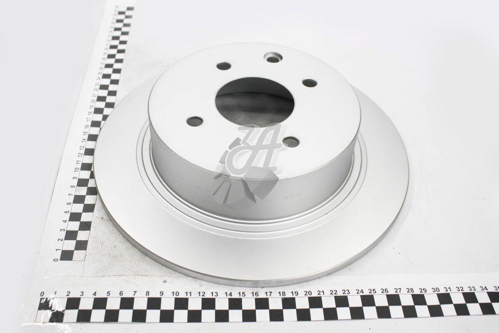 Диск гальмівний задній Nissan Tiida 1.6 (05-) (ND2046K) NISSHINBO, фото 1