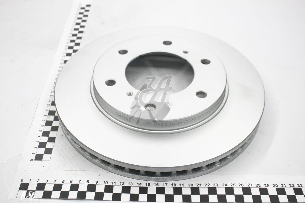 Диск гальмівний передній Mitsubishi L200, Pajero Sport 3.0, 3.0, 3.5 (07-) (ND3009K) NISSHINBO, фото 1