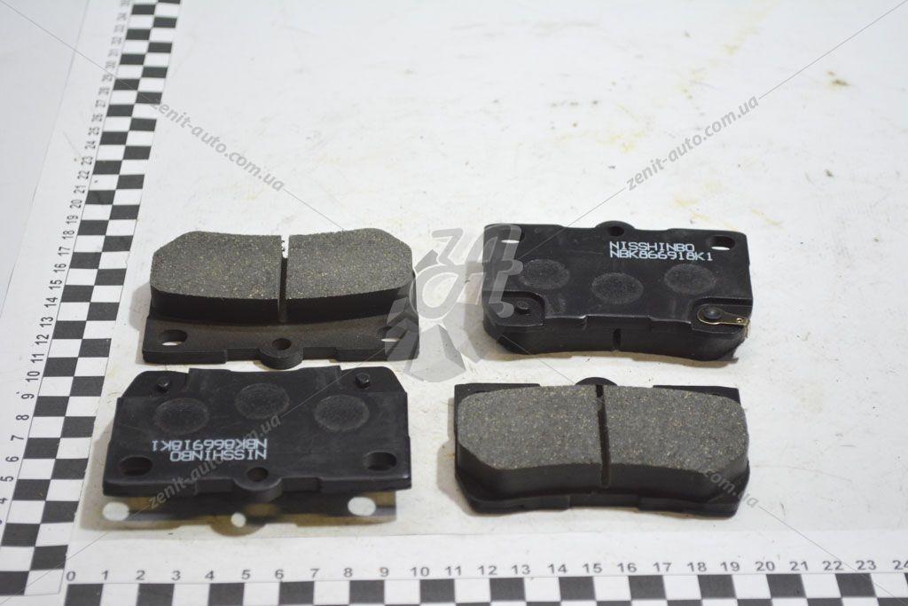 Колодки гальмівні дискові задні Lexus IS 250, 200d, 220d, Lexus GS 300, 430, 450h (05-) (NP1067) NISSHINBO, фото 1