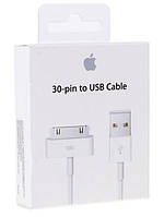 Кабель, шнур, заряджання 30-pin USB для iPhone 4, 4s, iPad 1,2,3