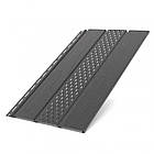 Софіт перфорований графіт BRYZA для підшивки покрівлі сайдингом довжиною 3м площою 0,92 м2 RALL 7021, фото 2