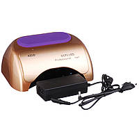 Лампа гібридна Professional Nail 48W CCFL+LED Золота M_6218