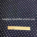 Джинсова тканина тонкий стрейч Темно-синій, фото 2