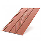 Софіт перфорований цегла BRYZA для підшивки покрівлі сайдингом довжиною 3м площою 0,92 м2 RALL 8004, фото 2