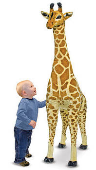 Величезний плюшевий жираф 140 cм Melissa&Doug