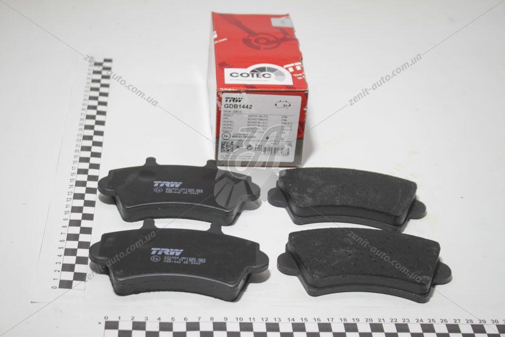 Колодки гальмівні дискові передні Renault Master / Opel Movano (98-06) (GDB1442) TRW