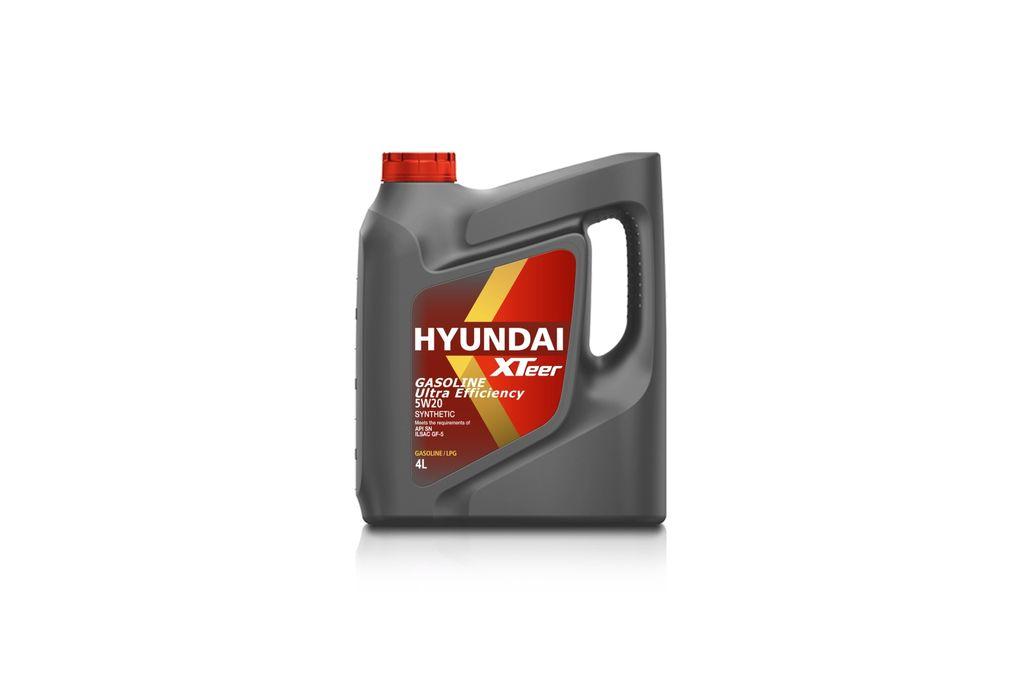 Масло ДВС 5W-20 Xteer HYUNDAI бенз, Gasoline Ultra Efficiency SN / GF-5, 4 л, п / синт