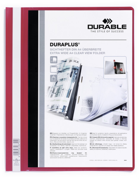Папка-швидкозшивач DURAPLUS® А4+ DURABLE