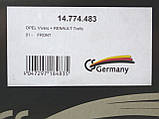 Пружина передня вантажо-пасажирська на Renault Trafic / Opel Vivaro (2001-2014) CS GERMANY (Німеччина) 14774483, фото 3