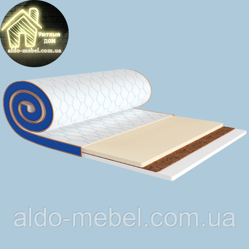 МІНІ-МАТРАС SLEEP&FLY MINI MEMO 2В1 KOKOS СТРЕЙЧ, фото 1