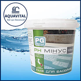 Barchemicals PG-20 | pH мінус у гранулах (банка 1,5 кг)