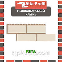 Фасадна панель АЛЬТА ПРОФІЛЬ Камінь Неополітанський Білий (0,43 м2)