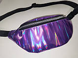 Сумка на пояс лазерним глянсовим барсетки сумка жіночий пояс Бананка тільки гуртом, фото 3