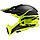 LS2 MX437 FAST EVO ROAR MATT BLACK HI-VIS YELLOW, XXS, Мотошолом кросовий, фото 4