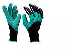 Гумові рукавички з кігтями для саду та городу Garden Genie Gloves, фото 4