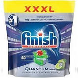 Капсули для посудомийних машин Яблуко Фініш Квантум Finish Quantum Apple 60 шт., фото 3