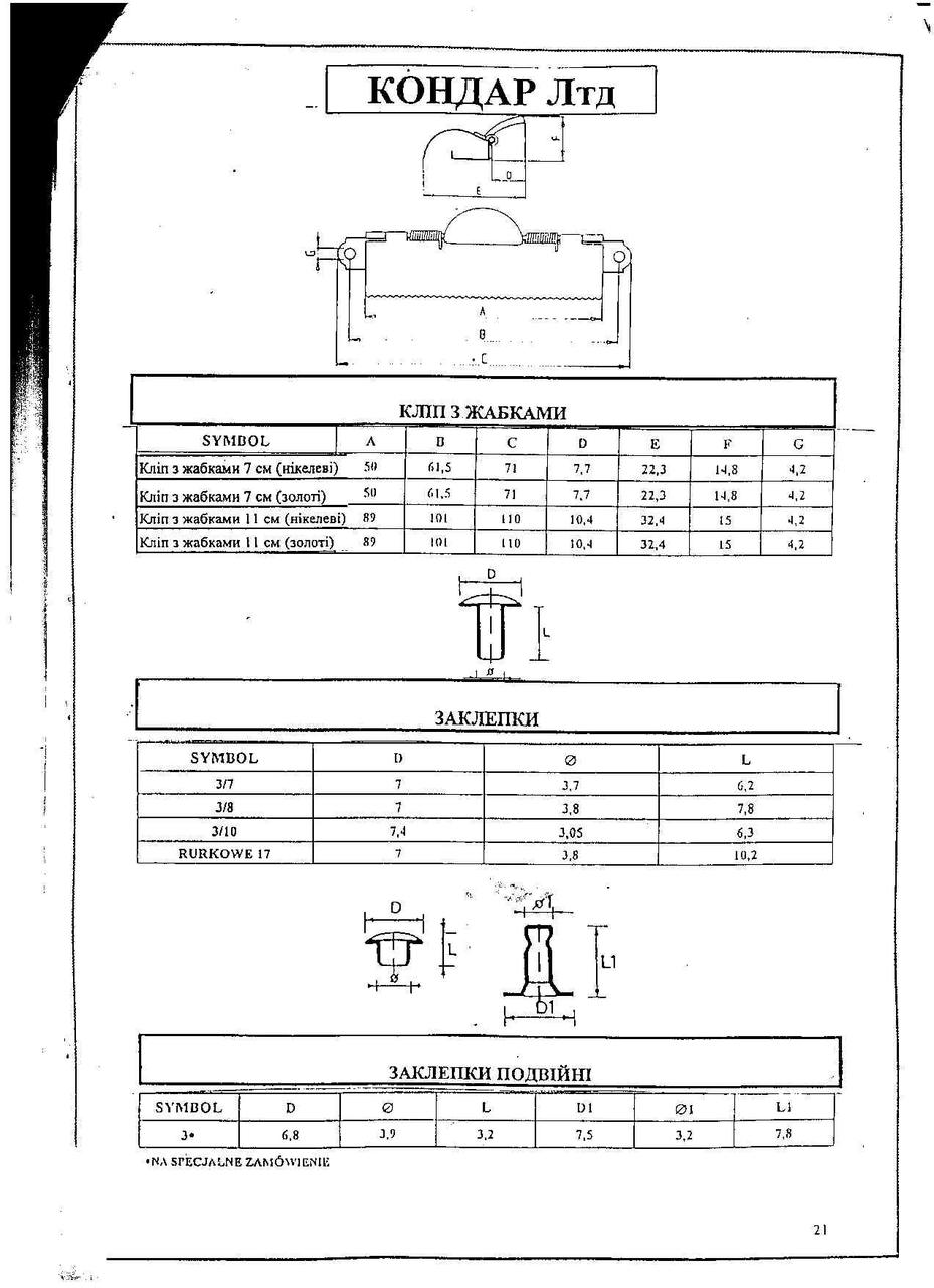 Кліп-жабка 7см (11см)