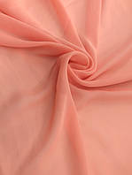 Тканина Шифон колір персик (ш 150 см)для пошиття суконь,спідниць.прикраси залів