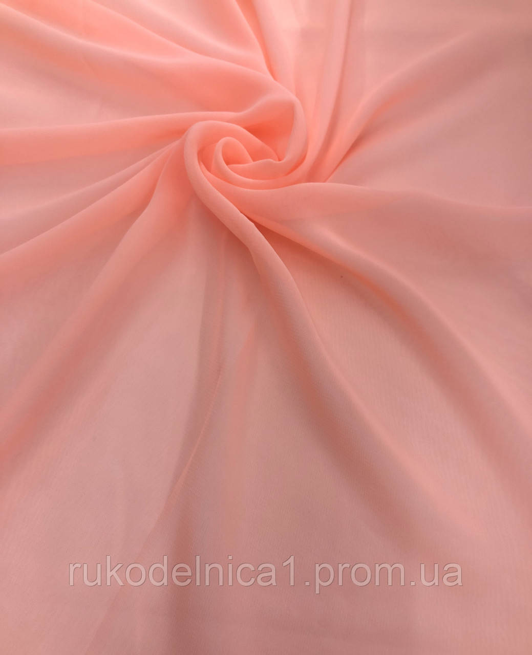 Ткань Шифон цвет Розовый (ш 150 см) для блузок, платьев, платков, украшения залов, бальных платьев - фото 5 - id-p202491621