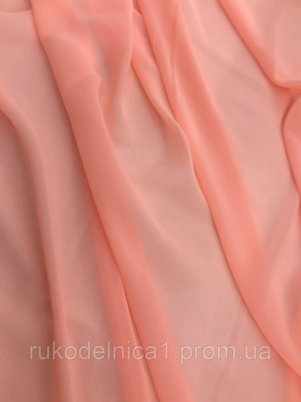 Ткань Шифон цвет Розовый (ш 150 см) для блузок, платьев, платков, украшения залов, бальных платьев - фото 4 - id-p202491621