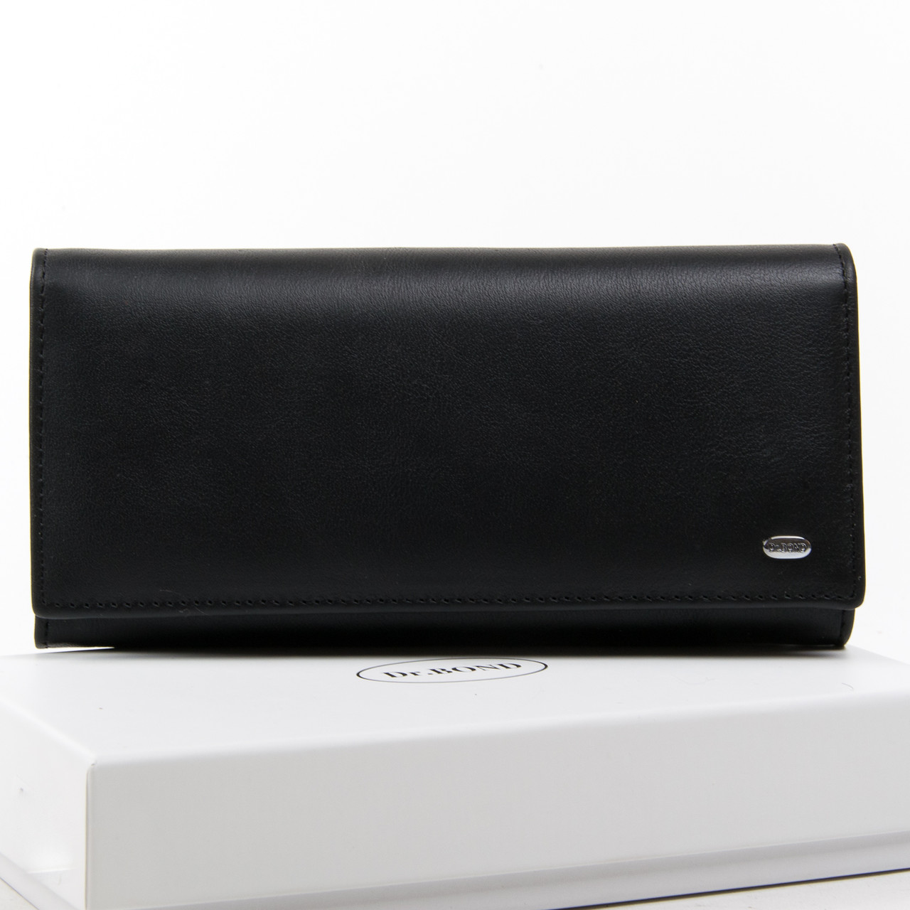 Жіночий шкіряний гаманець DR. BOND W501 black.Купити жіночий шкіряний гаманець гуртом і в роздріб в Україні.