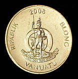 Монета Вануату 100 вату 2008 р. Сільськогосподарські рослини, фото 3