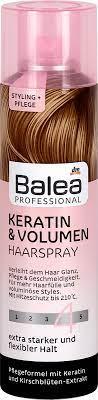 Лак із кератином для об'єму волосся Balea Keratin & Volumen Haarspray 250 мл