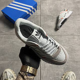 Чоловічі кросівки Adidas Drop Step White, білі шкіряні кросівки адідас дроп степ, фото 4