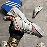 Чоловічі кросівки Adidas Drop Step White, білі шкіряні кросівки адідас дроп степ, фото 3